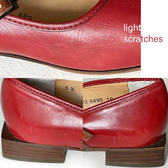 ROBERT CLERGERIE Vintage Square Toe Square Heel Mary Janes - Picture 14 of 14